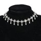 thumbnail image 1 of Gargantilla de cadena multicapa Bohemia para mujer, collares y colgantes Punk, Collar de concha de luna de elefante, regalo de joyería de moda, nuevo, 1 of 4