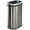 Silver 2, variant on HHS Stainless Steel Kitchen Trash Can Bathroom Bedroom Office Waste Bin with Lid Automatic Sensor Touch Free Garbage Can 13 Gallon 50L, (Black), 11.37 x 16.1 x 25.31 inches (1350R)