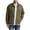 Olive Green, variant on WREESH Fashion Jacket Men'S Casual Solid Color Zipper Pockets Long Sleeve Hoodless Casual Outwear Olive Green
