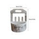 thumbnail image 5 of Light Grey Durable Plastic Flowerpot for Storage and Plant Display Perfect for Home or Office Use 6.5 Inches, 5 of 5