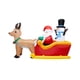 thumbnail image 5 of Inflable Navideño Trineo Con Santa Tirado Por Reno Importadora La Merced Poliéster PU Alta Resistencia Iluminación Led, 5 of 7
