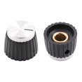 thumbnail image 4 of 10x Guitar Pointer Knob Cap For Marshall Guitar AMP Effect Pedal Overdrive 1/4" Brass Insert, 4 of 11