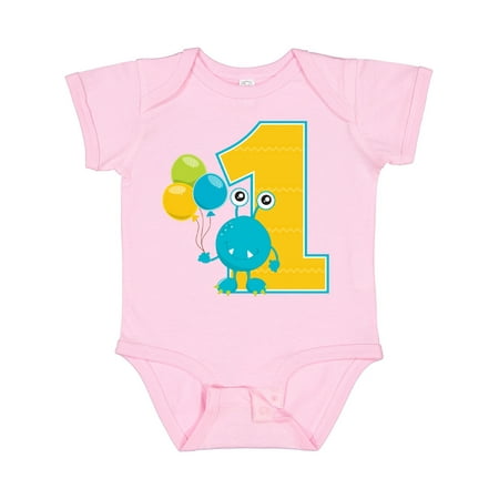 

Inktastic First Birthday Monster Gift Baby Boy or Baby Girl Bodysuit