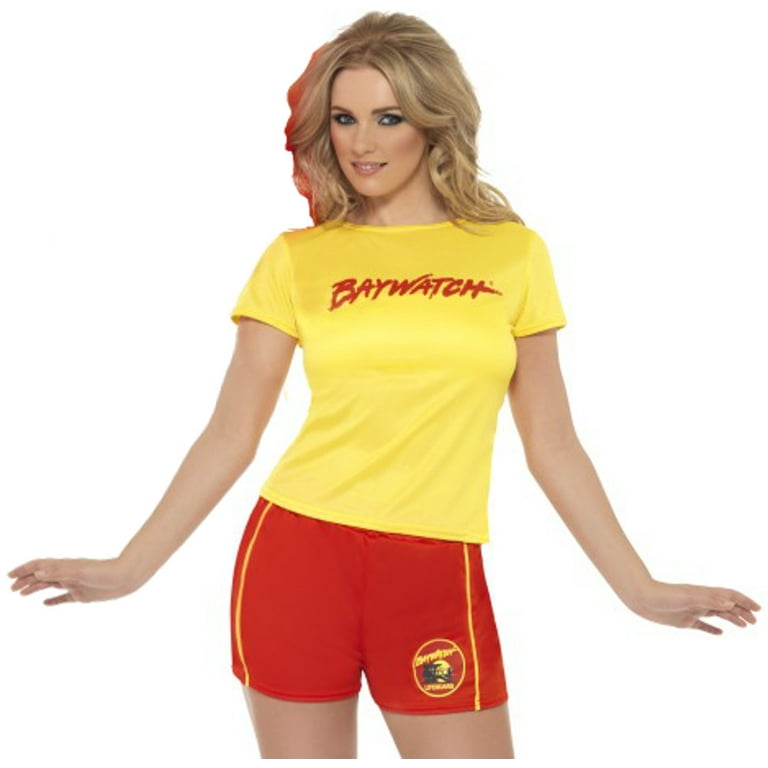 Smiffy's Baywatch Lifeguard Halloween Costume for Women, Beach