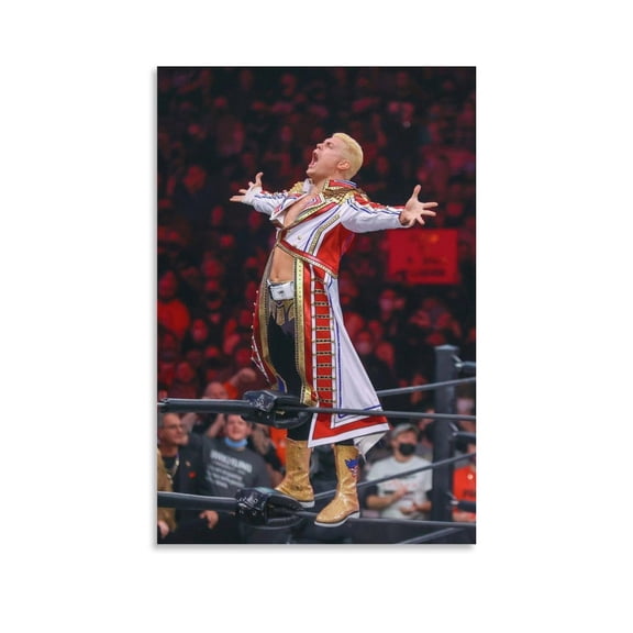 Cody Rhodes Wrestling Poster Wall Art Poster Scroll Canvas Painting Picture Living Room Decor Home 12x18inch(30x45cm)