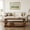Walnut-42", variant on Solid Wood Coffee Table, Farmhouse 2 Tier Living Room Table with Storage Shelf, Natural Center Table with Turned Legs for Home