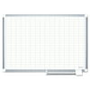 Bi-silque Magnetic Gold 1x2 Grid Planning Board