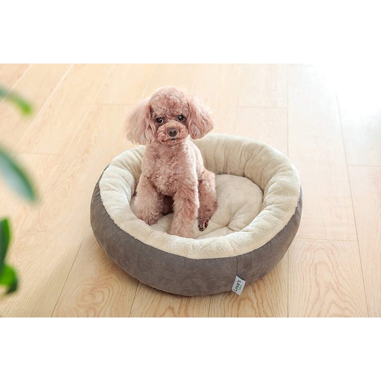 Round dog bed sales cushion