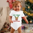 thumbnail image 2 of Youmylove Boys Girls Short Sleeve Christmas Letter Printed Romper Bodysuit Fall Clothes Child Jumpsuits Clothing Dailywear, 2 of 5