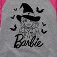 thumbnail image 3 of Barbie - Barbie Halloween Art - Toddler And Youth Girls Raglan Graphic T-Shirt, 3 of 5
