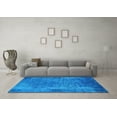 thumbnail image 3 of Ahgly Company Indoor Rectangle Oriental Light Blue Industrial Area Rugs, 8' x 12', 3 of 4