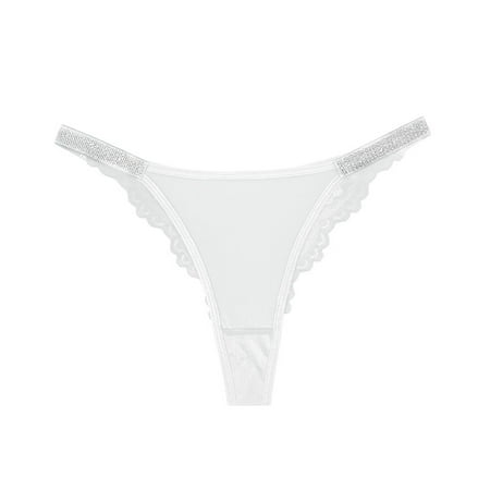 Womens Sexy Underwear Lace Embroidery Thong Panties Open Cut Hollow Low Waist Triangle G String Brazilian Briefs