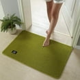 thumbnail image 4 of yilyih Bath Mat Rubber Backing Non-Slip Shower Mat Quick Dry Super Absorbent Bath Stone Mat Thin Bathroom Floor Mat Fit under Door,in Front of Bathtub Shower Room,Machine Washable, 4 of 9
