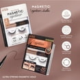thumbnail image 4 of KISS Magnetic Eyeliner & False Eyelashes Kit, Style ‘Entice’ - 1 Pair Strip Lashes, 1 Tube, 4 of 11