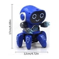 thumbnail image 3 of Electric Six Clawed Fish Dancing Robot Children's Toy With Light And Music, 3 of 6