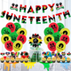 thumbnail image 4 of Conjunto de decoración de fondo para fiesta temática de emancipación de esclavos del Festival de junio de Juneteenth, bandera para tirar, elevador de tornillos, 4 of 5