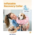 thumbnail image 2 of Supet Inflatable Dog Cone Collar Alternative After Surgery, Doggie Neck Donut Collar Recovery, Soft Dog Cone for Small Medium Large Dogs, 2 of 7