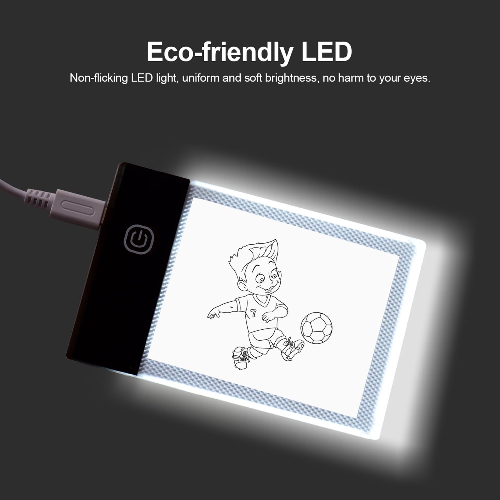 A6 Light Pad papel artesanal para el hogar papel de calco para la industria de la animación ajusta el brillo del LED Light Board caligrafía y pintura. 