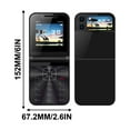 thumbnail image 2 of VALSEEL 2024 New Mini Flip Mobile Phone 2 SIM Card Small Display Foldable Cell Phone Unlocked Flip Phone 2G Flip Cell Phone for Seniors on Clearance, 2 of 2