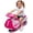 Rose Red+Polypropylene, variant on 12V Kids Ride On Motorcycle for Toddlers - Pink 3-Wheel Electric Scooter with Parent Remote, Slow Start, Wooden Handle, Safe First Toy for 1-3 Year Old