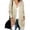 Beige, variant on Patlollav Winter Womens Solid Long Cardigan Outwear Tops Jacket Sweaters With Pocket