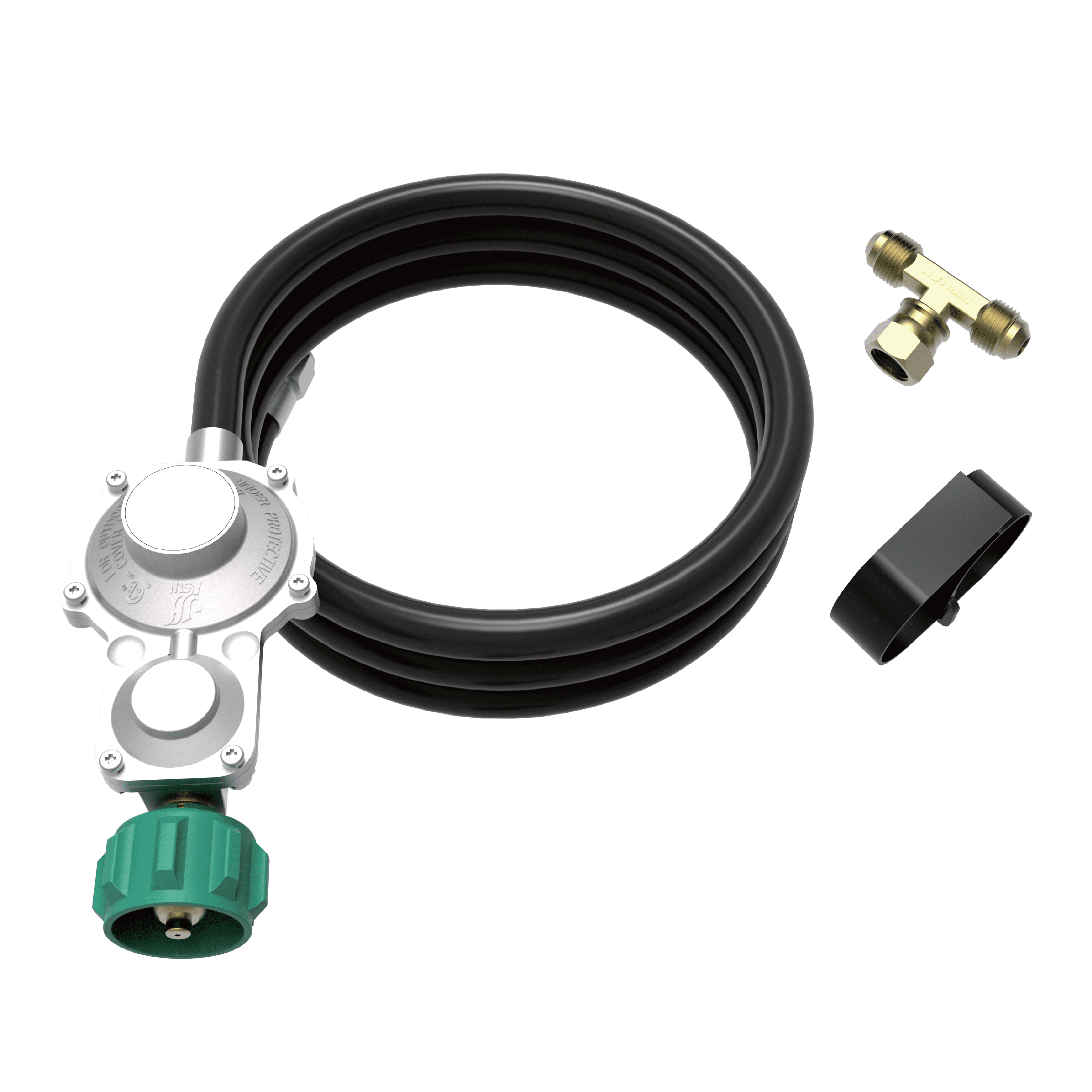 FIRMAN 1810 5' LP Tank Hose with 3-way fitting