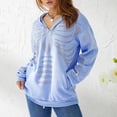 thumbnail image 4 of KOMOO Women Quarter Zip Pullover Hoodie Loose Rhinestone Zip Up Hoodies Long Sleeve Oversized Skull Zipper Hooded Jacket, 4 of 8