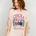 thumbnail image 5 of Chicka Boom Boom T-Shirt – Funny Patriotic Chicken Graphic Tee – 4th of July Farm Animal Shirt for Women, Girls, Country Life & Independence Day Celebrations, 5 of 7