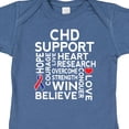 thumbnail image 4 of Inktastic CHD Awareness Month Boys or Girls Baby Bodysuit, 4 of 5