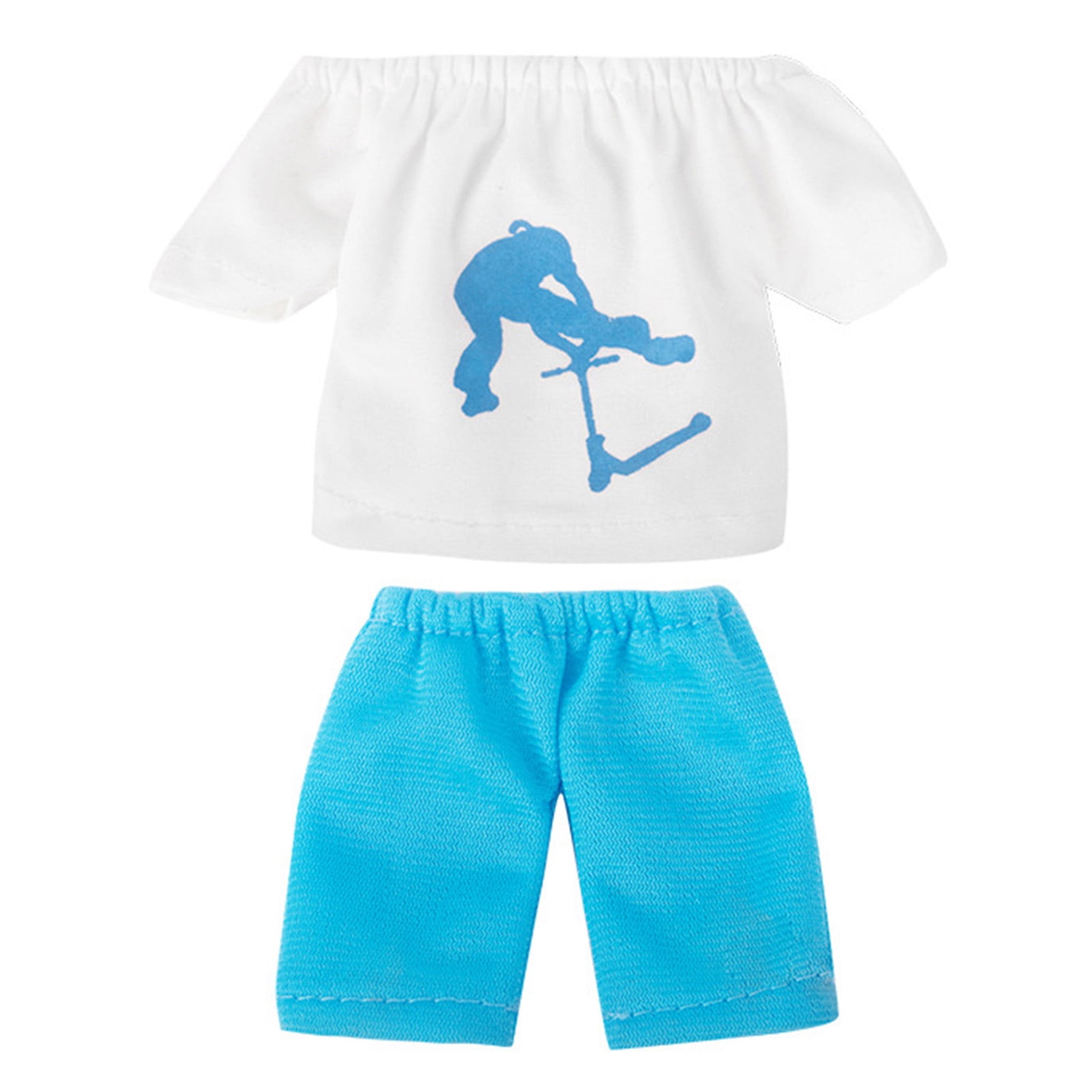 Yoone Scooter Toys Outfit Fadeless Fine Texture Cloth Finger Scooter