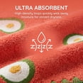 thumbnail image 3 of Unique Bargains 2 Pack Absorbent Quick Dry Hand Towels Fruit Embroidered Red 29" x 13", 3 of 5