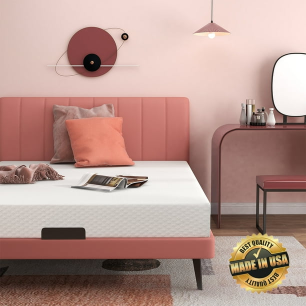 King Mattress in a Box, Smiaoer 12" Cool Gel Memory Foam Mattress, Bed