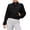 Black, variant on Womens Sports Jacket Full Zip Up Long Sleeve Lightweight Mesh Windbreaker Workout Track Jacket With Pockets Activewear Running Gym Coat S-XL