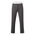 thumbnail image 4 of Mens Athletic Track Pants Colorblock Drawstring Stitching Lightweight Breathable Joggers with Elastic Waistband and Side Stripes for Sports and Casual Wear, 4 of 5