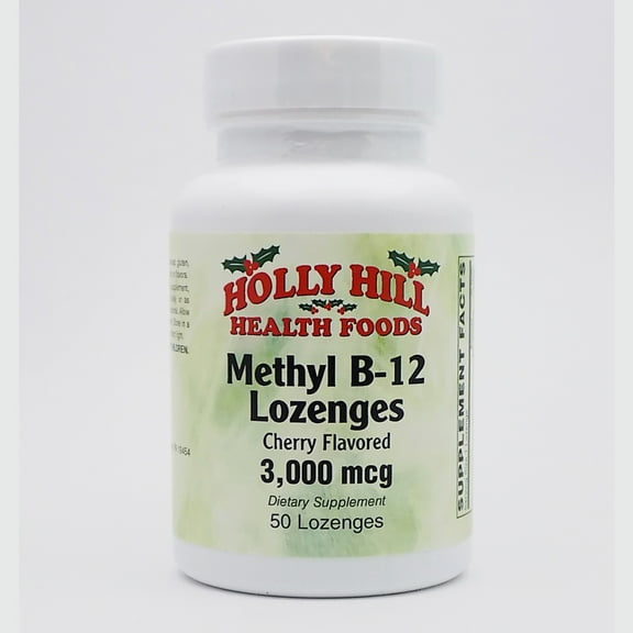 Holly Hill Health Foods, Methyl B-12, Cherry, 50 Lozenges