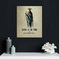thumbnail image 4 of Nawypu Christian Religious Bible Verse I am a Son of the King Boy Nursery Wall Art Canvas Prints,Inspirational Quote Scripture Wall Art Decor for Boys Room Bedroom Nursery, Framed, 4 of 4