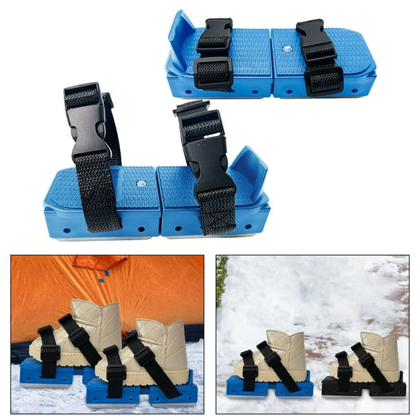 Patines de esquí DYNWAVEMX zapatos de esquí Portátiles Ligeros fáciles de usar zapatos auxiliares de patinaje 16 cm x 6,3 cm