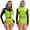 Green, variant on Halloween Race Car Driver Costume for Women Patent Leather Bodysuit with Belt Night Club Wear Black XXL
