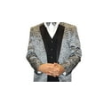 thumbnail image 3 of B-Bellagio Silver 5Pc Suit Shirt,Bowtie & Vest For Kids By Alberto Nardoni Brand Designer, 3 of 3