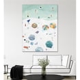 thumbnail image 2 of Giant Art 72x54 Beach Vista II Fine Art Giant Canvas Print in Yellow, 2 of 3