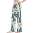 thumbnail image 7 of Women's Cactus Cacti Mexican Ethnic Pajama Pants, Casual Pajama Bottoms Lounge Pants Wide Leg, 7 of 7