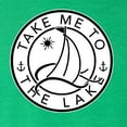 thumbnail image 4 of Wild Bobby, Take Me To The Lake, Men Premium Tri Blend Tee, Envy, Small, 4 of 4