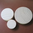 thumbnail image 3 of Durable Plastic Wood Blocks for DIY Crafts Use Beige Color Smooth Surface 15 Pieces 5x1.2cm, 3 of 5