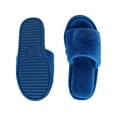 thumbnail image 2 of CTM Girl's Soft Pom Open Toe Slide Slippers, 2 of 5