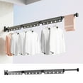 thumbnail image 4 of Nanly Wall Mounted Clothes Hanger Rack, Retractable Clothes Drying Rack Collapsible (Tri-Fold), Laundry Drying Rack, 360° Rotating Space Saver Clothes Rack for Home Balcony Laundry, 4 of 8
