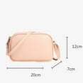 thumbnail image 3 of YUHAOTIN Leather Belt Bag for Women Checkered Fashion Bag Unisex Large Capacity Bag Fashion Portable Shoulder Bag Messenger Bag Nylon Crossbody Bags for Women Pink Belt Bag for Women Long Strap, 3 of 5