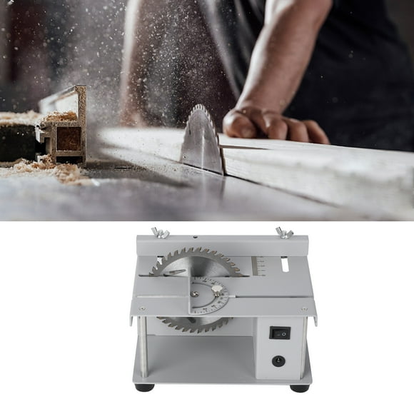 ANGGREK Table Saw Stand, Mini Table Saw 110‑240V With Lock Nut Adapter For Woodworking Cutting For Home Cutting