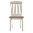 thumbnail image 3 of Set of 4 Fedele Tan Fabric Side Chair, Wooden Dining Room Chairs, High Back Kitchen Side Chair, Farmhouse Dining Chairs for Kitchen, Dining Room (Cream), 3 of 9