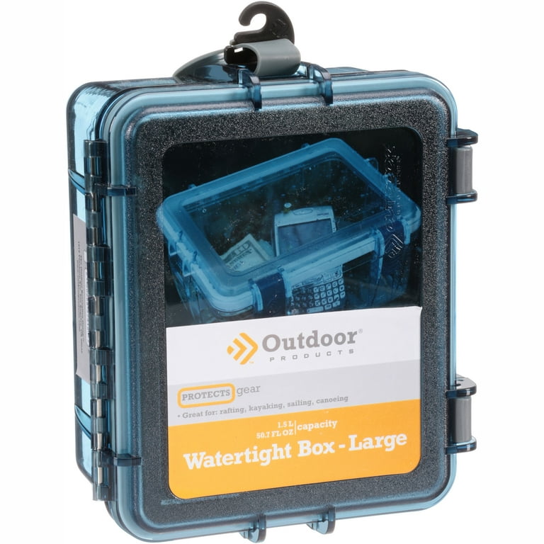 Outdoor Products Large Watertight Box (Blue) : : Sports & Outdoors