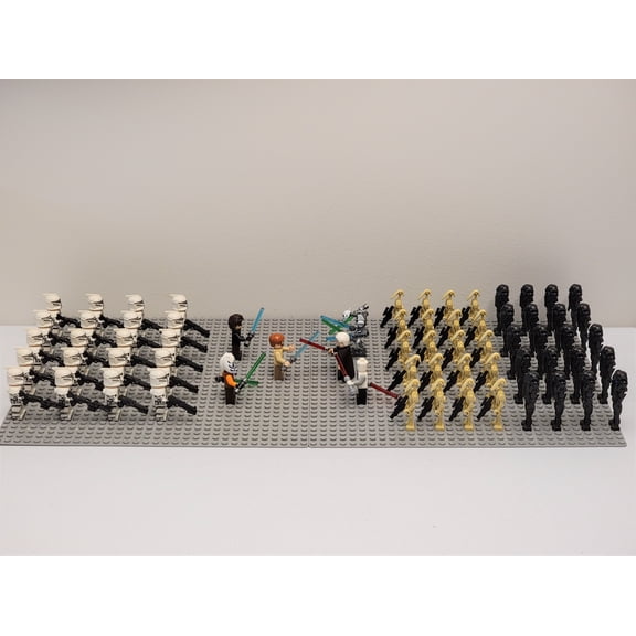 Star Wars The Clone Wars Battle Set 66pcs, Clone Troopers Battle Droids